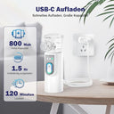 Au Yat - Portable Nebulizer with Compact Design, Quiet Operation, and Easy Cleaning