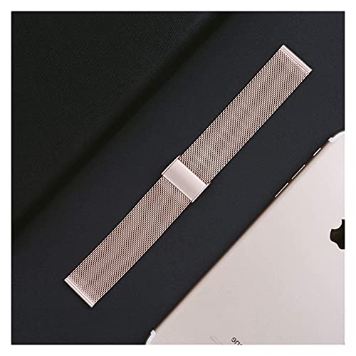 Milanes - 20mm 22mm Milanese Band for Active 2 & 3 Watch Silver