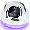 Experience the Lke 268W UV Nail Lamp for fast curing gel nails. Features 4 timer settings and a large LCD touch screen for easy use. Perfect for home salons! Keywords: UV nail lamp, gel nails, nail dryer