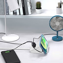 Alffreude - 25W USB C Charger with 4 Ports & 1.5m Cable for Devices