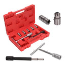 Shoze - 7Pcs Diesel Injector Seat Cutter Tool Set With Blow Molded Case