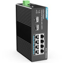 Yuanley 8-Port Gigabit Ethernet Switch - Unmanaged, DIN-Rail, IP30