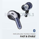 Tiksounds - Wireless Earbuds with Microphone, IPX7 Waterproof, 35H Playtime, LED Display