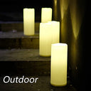 Nonno & Zgf - Waterproof LED Candles with Remote Control & Timer, Set of 2