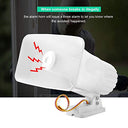 Gowenic - 30W Dual Tone Electric Siren for Home Security System, Wired Installation
