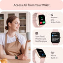 Gydom - Smart Watch for Women with Alexa, 1.8" Touch Screen, Fitness Tracker