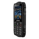 Hammer H - Rugged Basalt Outdoor Mobile Phone, 2.4" Display, IP68 Waterproof, Mega Battery