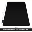 Realky - XXL RGB Gaming Mouse Mat with 14 Lighting Modes, Waterproof, Non-Slip