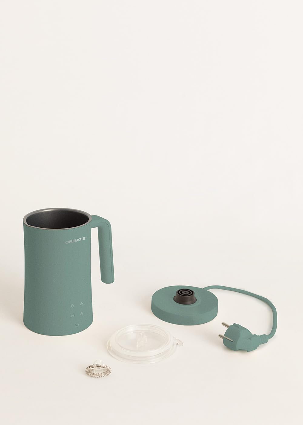 CREATE Milk Frother / Electric Milk Frother, Sage Green