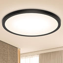Ouila 30 cm LED Ceiling Light - Modern Black Round Lamp