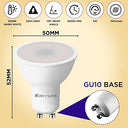 AcornSolution - 5W GU10 LED Spotlight Bulbs, Warm White 3000K Pack of 5