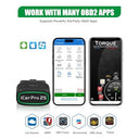 Humzor - V-gate iCar Pro 2S OBD2 Scanner, Bluetooth 5.2, Auto Sleep/Wake Function