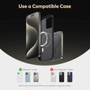 Momax - 5000mAh Magnetic Power Bank, 20W Fast Charging, Compatible with MagSafe