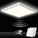 Oraymin - 2 Pieces LED Ceiling Light With Radar Motion Detector, 18W 1800LM