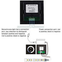 DC - 12V-24V Wall-Mounted Touch Panel LED Dimmer Switch for Single Color Strips