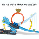 Hot Wheels - City Track Set with T-Rex Loop, Includes 1 Toy Car, Race Action