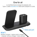 Upwade - 4 in 1 Wireless Charging Station for iPhone, Apple Watch & AirPods