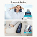 Alljoy - Cordless Shiatsu Back Massager with Heat, Deep Tissue Relief, Portable Design