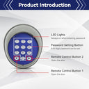 Cyrank - Wireless Keypad for Automatic Gate Opener with Keyless Entry Control