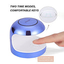 Aapie - Portable 18W UV LED Nail Dryer with USB Cable for Home & Travel