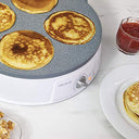 Cecotec - 1200W Crepe Maker with Non-Stick Rockstone Coating & Adjustable Thermostat