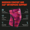 Mava Sports - 7mm Neoprene Knee Sleeves for Weightlifting & Cross Training