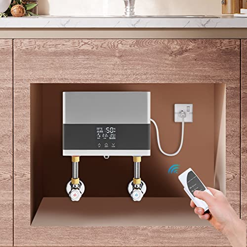 AMZ - Mini Electric Tankless Water Heater 4000W Instant Hot Water Heater
