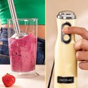 Cecotec - Retro Hand Blender 1200W with 4-Blade Titanium Coating