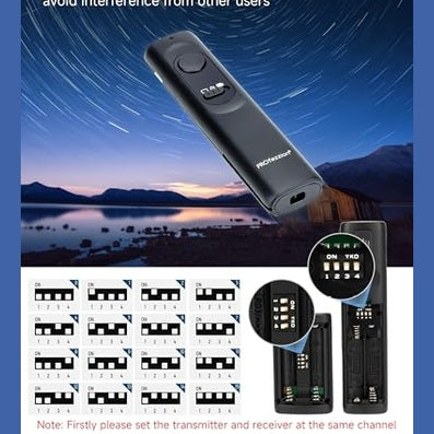 PROfezzion - Wireless Shutter Release Remote For Fuji Fujifilm Cameras