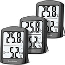 Shop Hoyiours Digital Room Thermometer 3 Pack for precise temperature and humidity monitoring. Fast refresh rate, perfect for indoor use. Keywords: digital thermometer, humidity monitor, indoor hygrometer