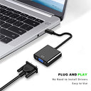 Kupoishe - USB C to VGA Adapter, Thunderbolt 3 Compatible, Multi-Display Support, Ideal for MacBook Pro and More