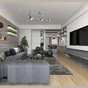 Seeseer - Swivelling LED Ceiling Spotlight with 3 x 3W GU10 Bulbs, Warm White