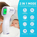 Hetaida - Non-Contact Infrared Forehead Thermometer for All Ages, Instant Readings, Fever Alarm