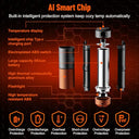 Wothfav - Rechargeable Magnetic Hand Warmers, 5 Heat Levels, Portable, 2 Pack