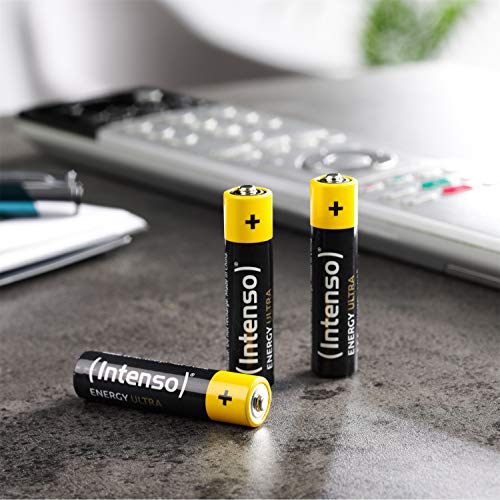 Intenso - Energy Ultra AA Alkaline Batteries, Silver, Pack of 40