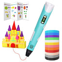Explore the Dikale 3D Printer Pen Set with 12 vibrant colors, 1.75mm PLA filament, and 250 stencils. Perfect gift for kids and adults to unleash creativity!
