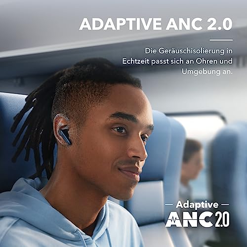 Anker - Soundcore Liberty 4 NC Bluetooth Headphones, Hi-Res Sound, 50H Playback