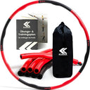 Kiana Sports Adult Hula Hoop with Bag & Exercise Plan