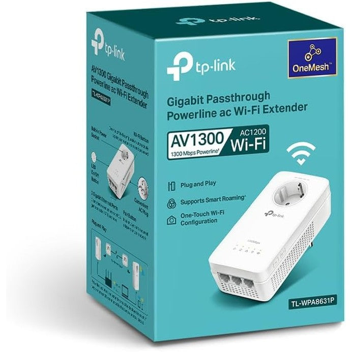 TP-Link - WLAN Powerline Adapter Set TL-WPA8631P & TL-PA8030P KIT