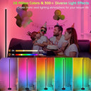 Deeprbling - RGB Floor Lamp with Music Sync, Remote Control & 16M Colors