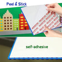 Shinefinder - 4 Plate Set Compatible with Lego, Peel and Stick Base Plates