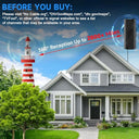 Pgofbuo - 2800+ Miles Range Indoor/Outdoor TV Antenna with Signal Booster