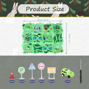 Boxob - 25 Piece Car Track Puzzle Toy Set, Educational Montessori Game Assembly for Kids, Battery-Free Land Series