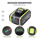 TenHutt - 20V 5.0Ah Lithium-Ion Battery Replacement for Worx Tools