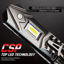 Chusyyray - H7 LED Headlight Bulbs for Ford Fiesta MK7 MK8, 10000LM, 6000K, Plug and Play