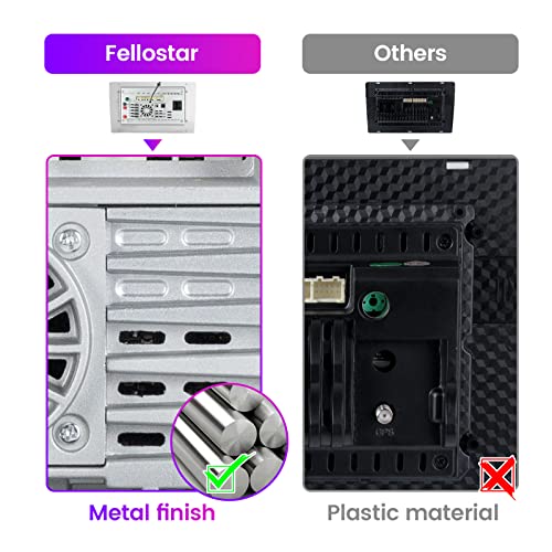 FelloStar - 10 Inch Android 11 Car Stereo With Carplay, Android Auto & GPS