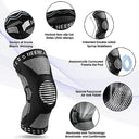 Neenca - Professional Knee Brace with Patella Pad, Side Stabilizers, Compression Support for Pain Relief