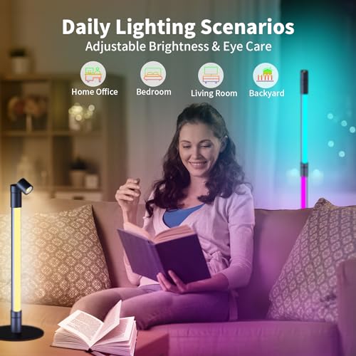 BRIMAX - RGBWIC Smart Corner Floor Lamp with 16 Million Colors & Music Sync