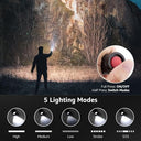 Lepro - Super Bright LED Torch with 5 Modes, Zoomable & Water Resistant