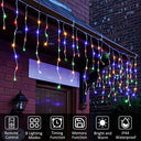 Yunsova - 33FT 400 LED Icicle Lights with Remote, 8 Modes, Waterproof